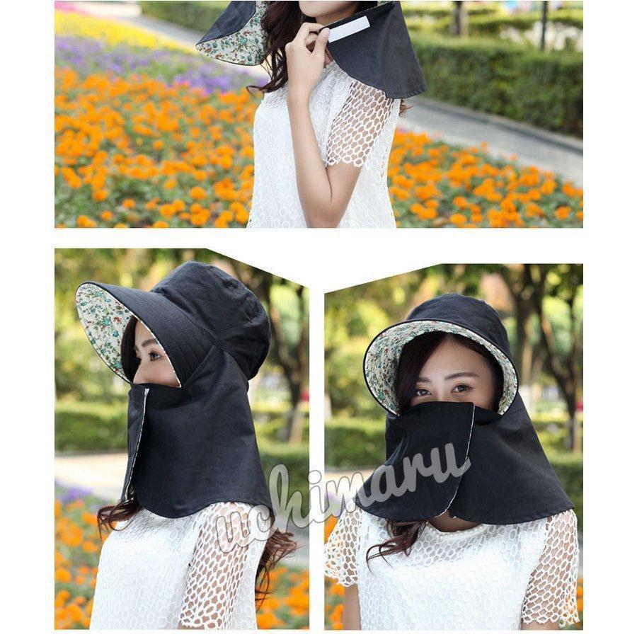 帽子 レディース UV 日よけ つば広 ハット UVカット 360度 紫外線対策 UVカット 紫外線防止 農作業 屋外 日焼け防止 サンバイザー | ブランド登録なし | 10