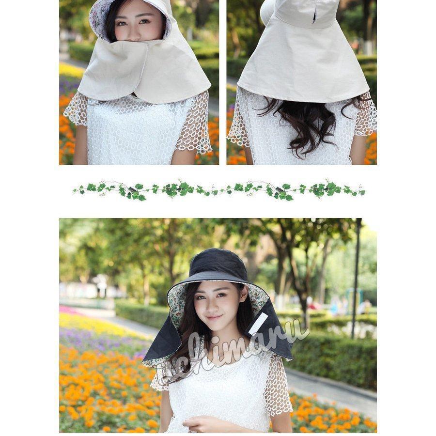 帽子 レディース UV 日よけ つば広 ハット UVカット 360度 紫外線対策 UVカット 紫外線防止 農作業 屋外 日焼け防止 サンバイザー | ブランド登録なし | 04