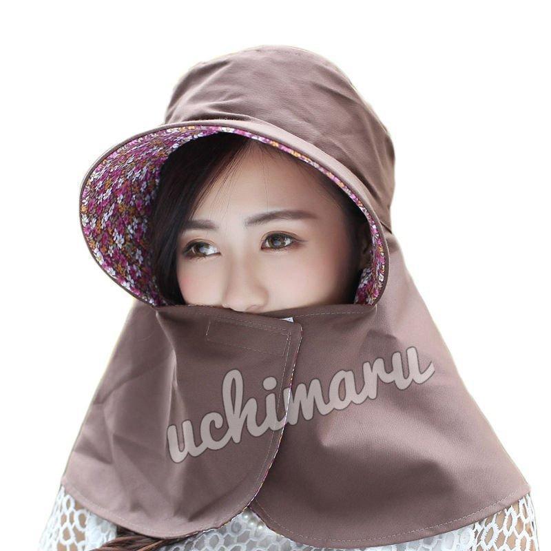 帽子 レディース UV 日よけ つば広 ハット UVカット 360度 紫外線対策 UVカット 紫外線防止 農作業 屋外 日焼け防止 サンバイザー | ブランド登録なし | 07