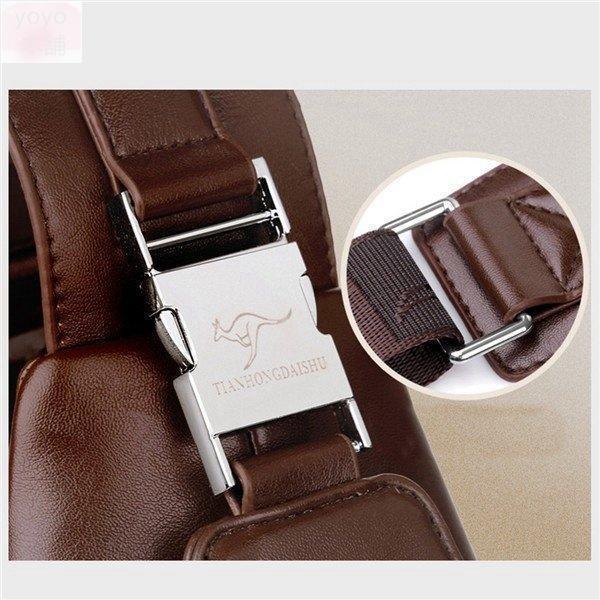 ボディバッグ ショルダーバッグ メンズ大きめ ワンショルダー 斜めがけ ボディバック レザー 革 クリスマス ギフト プレゼント | ブランド登録なし | 02