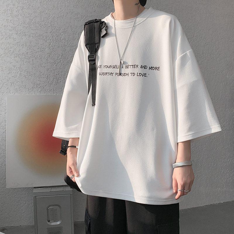 tシャツ 吸汗速乾 冷感 シンプル 七分袖 オーバーサイズ レディース カットソー 薄手 通勤 通学 大きいサイズ | ブランド登録なし | 02