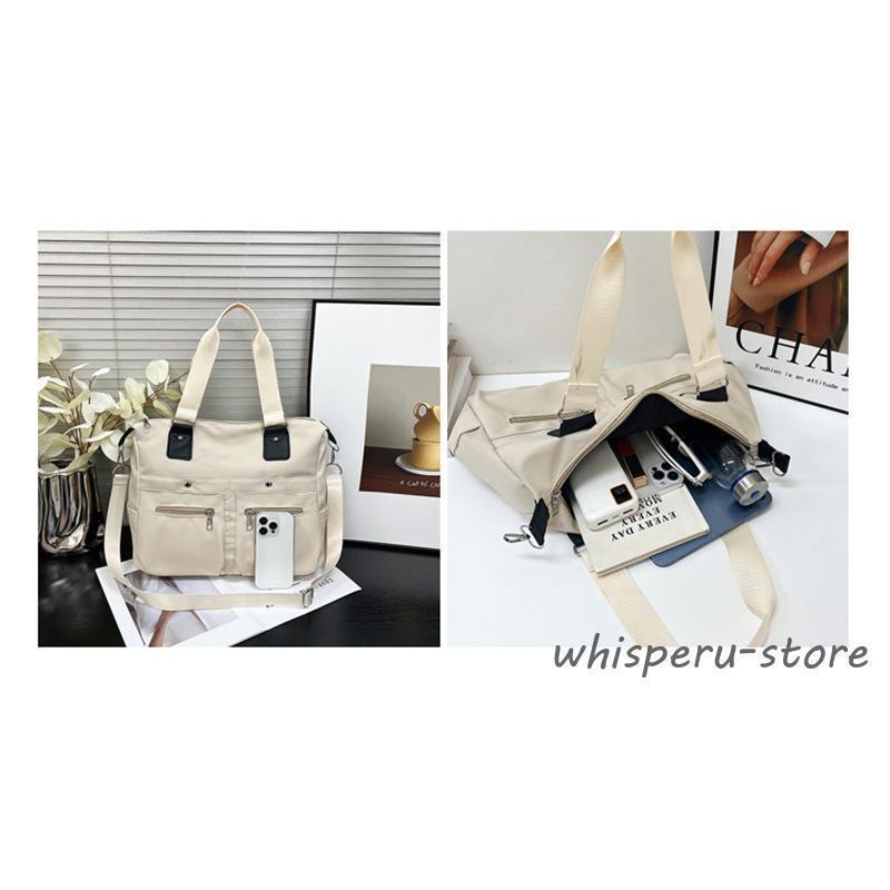 ショルダーバッグ レディース トートバッグ ハンドバッグ マザーズバッグ ファスナー付き 斜めがけ 肩掛け 軽量 大容量 通勤 通学 お出かけ | ブランド登録なし | 04