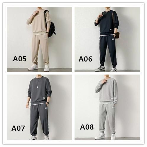 スウェット セットアップ メンズ 長袖 上下セット 秋 カジュアル ジャージ スエットパンツ 運動服 部屋着 ルームウェア スポーツ 秋服 英字 | ブランド登録なし | 02