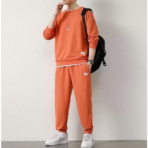 スウェット セットアップ メンズ 長袖 上下セット 秋 カジュアル ジャージ スエットパンツ 運動服 部屋着 ルームウェア スポーツ 秋服 英字 | ブランド登録なし | 04