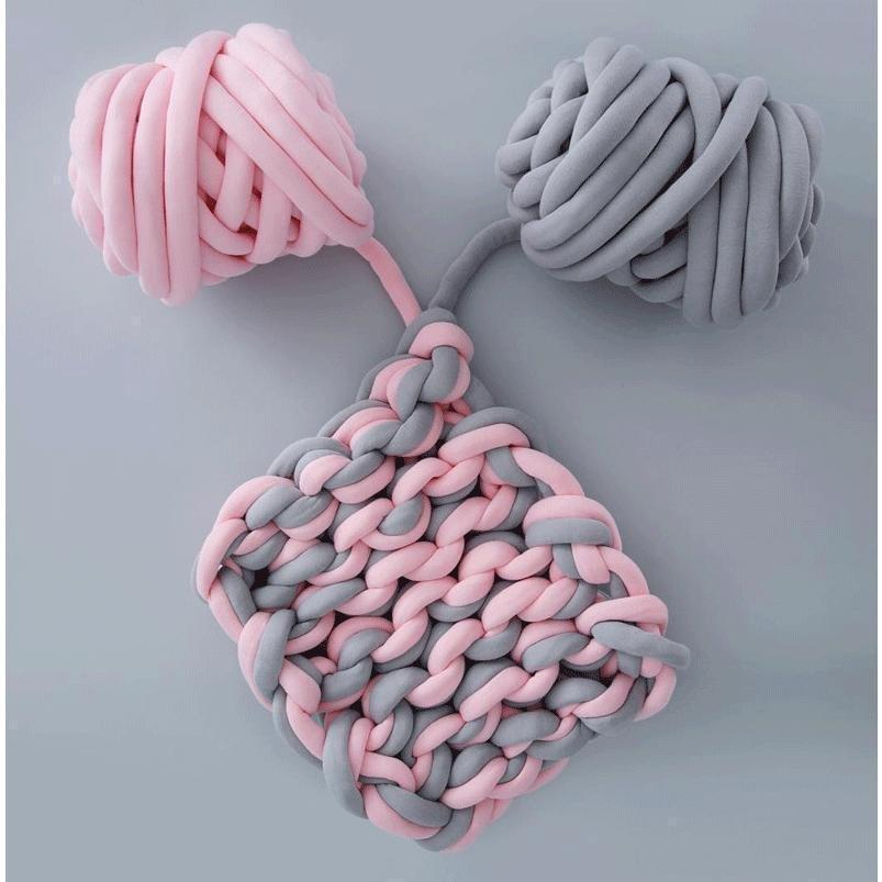 チャンキーニット 幅3CM 毛糸 DIY 手織り極太毛糸 チャンキーニット ヤーン ニットヤーン ウール ブランケット毛糸 手芸 編み物 太い 極太 | ブランド登録なし | 14