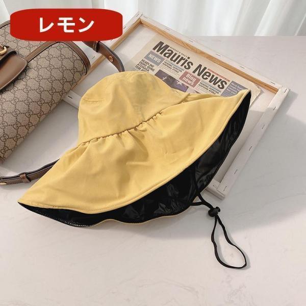 日除け帽子 レディース uvカット つば広帽子 女性 折りたたみ ハット 日焼け防止 紫外線対策 日除け 遮光 お洒落 小顔効果 | ブランド登録なし | 18