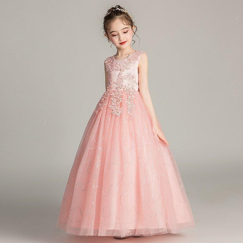 子供ドレスピアノ発表会ドレス発表会ピアノ女の子発表会ロングドレス入学式七五三演奏会子ども服パーティードレスフォーマルキッズジュニア | ブランド登録なし | 03