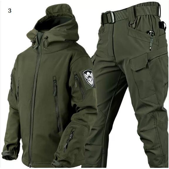 マウンテンジャケット メンズ 厚手 登山服 スキーウェア マウンテンパーカー 上下セット アウトドアウェア ズボン 防水 ハイキングジャケット 防寒着 | ブランド登録なし | 08