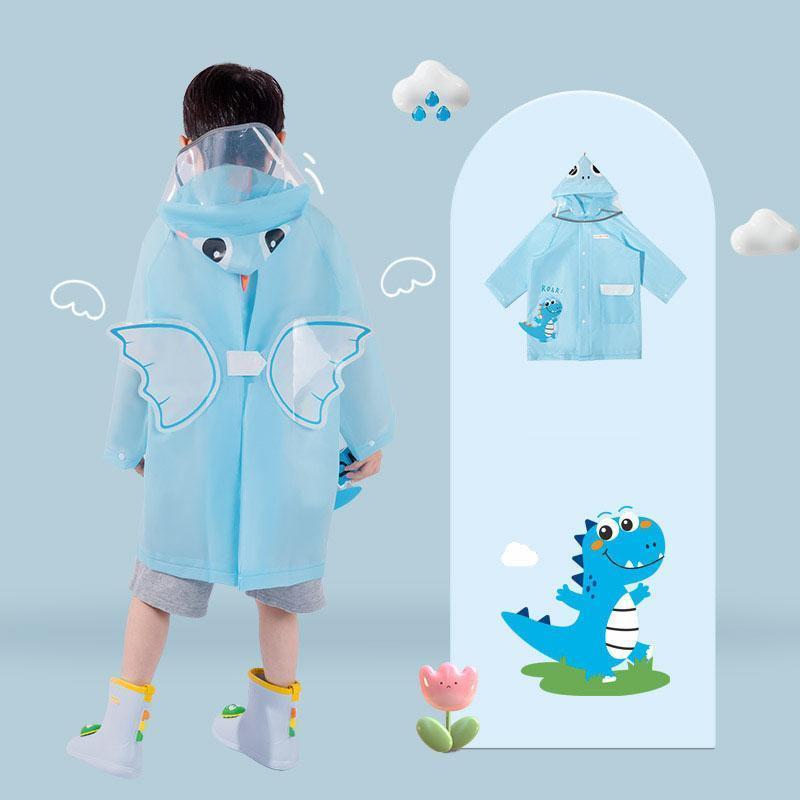 レインコート キッズ ランドセル対応 レインウェア カッパ 子供 子ども レインポンチョ 通学 通園 防水レイングッズ レインウェア リュック | ブランド登録なし | 06