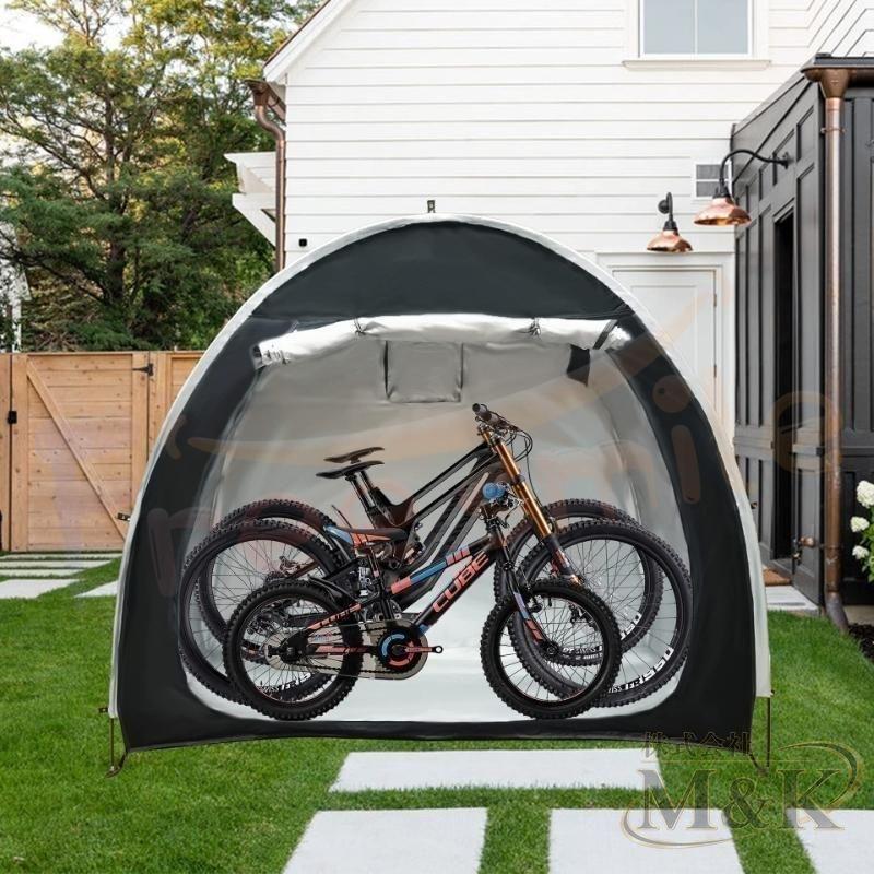 自転車テント サイクルハウス 防水防塵カバー 2台 自転車カバー オックスフォード サイクルポート 自転車置き場 自転車収納 物置 | ブランド登録なし | 09
