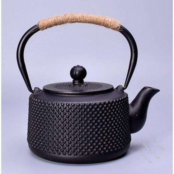 小粒 鉄器 老鉄瓶 提梁壺 対応 鉄やかん 鉄分補給 鉄びん★0.8L | ブランド登録なし
