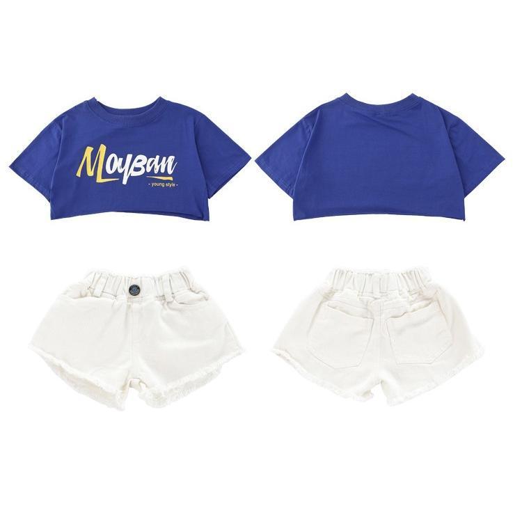 半袖HIPHOPパーカー ジャズダンス衣装 ヒップホップ キッズ ダンス衣装 ジュニア ダンス衣装 応援団 女の子 日常服 体操服 パンツ | ブランド登録なし | 05