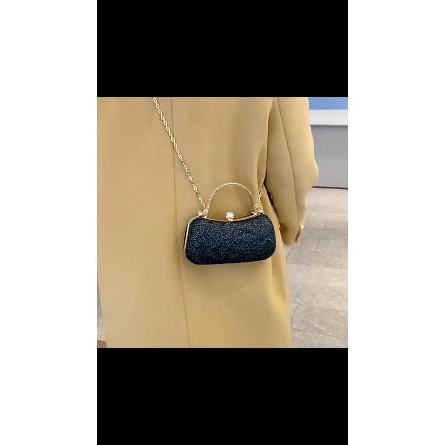 パーティバッグ 結婚式 パーティーバッグ フォーマル クラッチ がま口 肩掛け バック ラインストーン ハンド レディース ショルダー カバン | ブランド登録なし | 12
