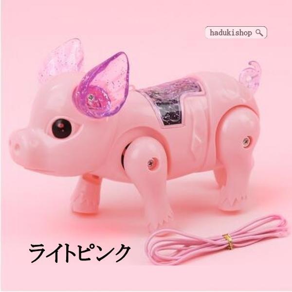 動くおもちゃ 動くぬいぐるみ 豚 おもちゃ いっしょにお散歩 ピンク 動く豚のぬいぐるみ 電池で動くおもちゃ 女の子 男の子 プレ | ブランド登録なし | 13