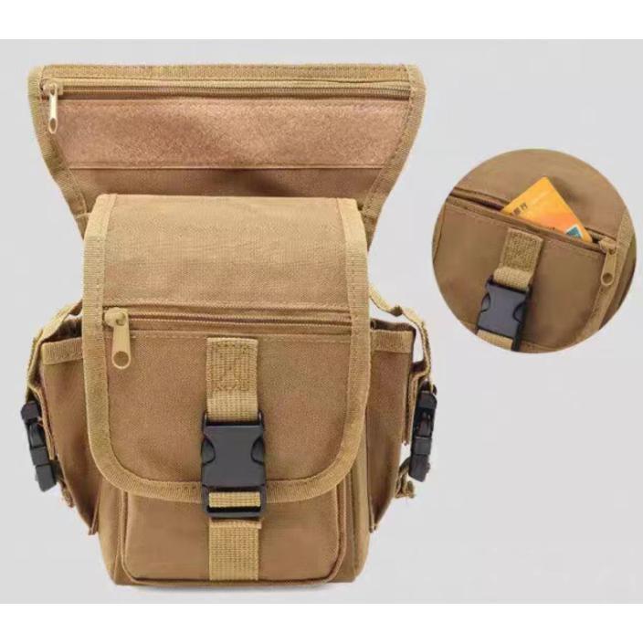 メンズ　レッグポーチ レッグバッグ ボディバッグ アウトドア 多機能 鞄 バイク 自転車 登山 ポーチ 釣り サバゲー | ブランド登録なし | 07