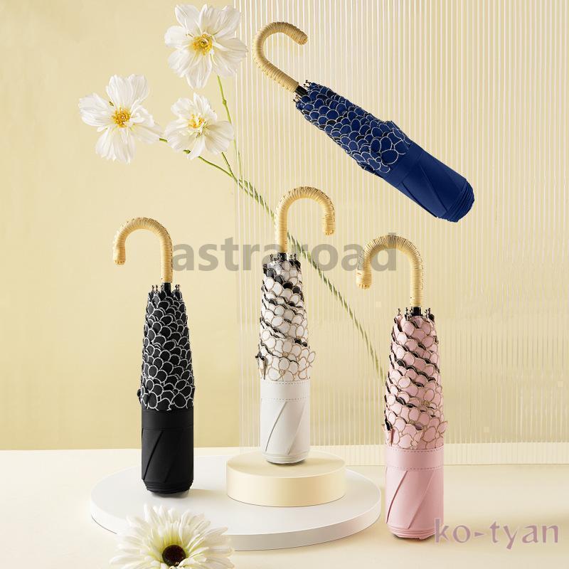 日傘 軽量 折りたたみ傘 折りたたみ かわいい 完全遮光 レディース 晴雨兼用　uvカット　紫外線カット 晴雨兼用 遮光 大きめ きれいめ　 | ブランド登録なし | 05