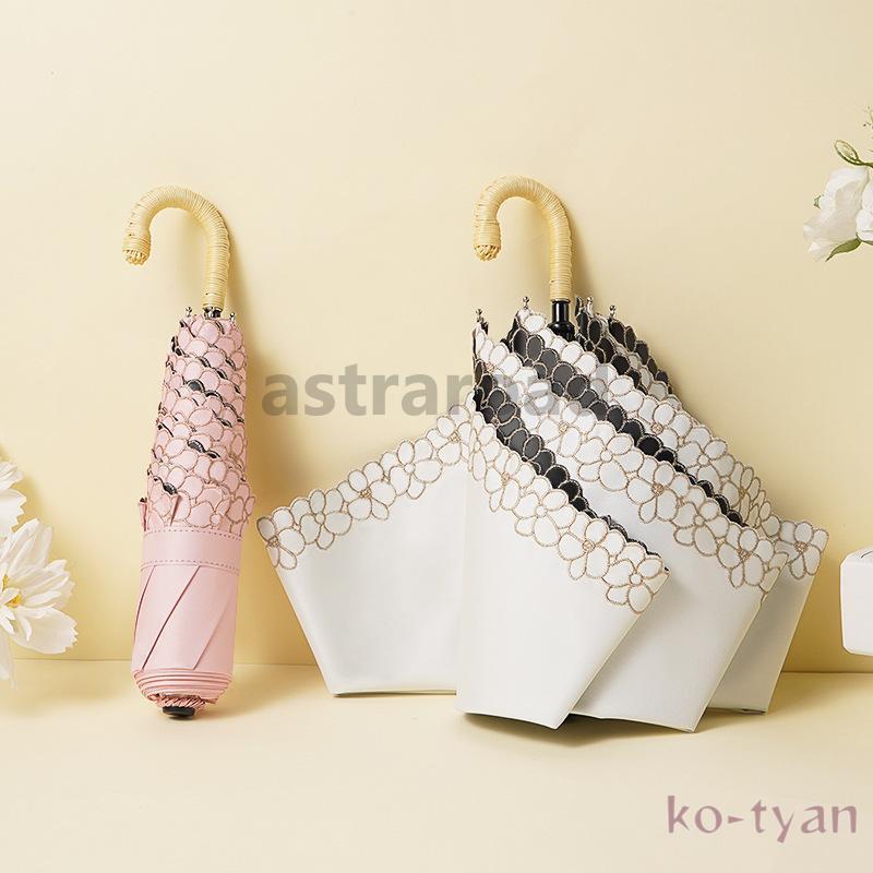 日傘 軽量 折りたたみ傘 折りたたみ かわいい 完全遮光 レディース 晴雨兼用　uvカット　紫外線カット 晴雨兼用 遮光 大きめ きれいめ　 | ブランド登録なし | 06