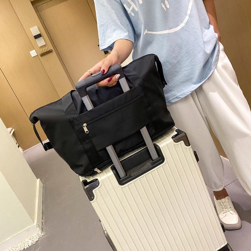 キャリーオンバッグ 折り畳み 機内持ち込み 40L 大容量 拡張 ボストンバッグ 防水 軽量 コンパクト 畳める 肩掛け 多機能 旅行 飛行機 エコバッグ | ブランド登録なし | 17