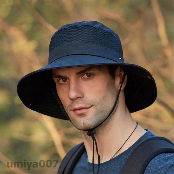 帽子 メンズ 大きいサイズ サファリハット 登山 ツバ広 UVカット 釣り メッシュ 日よけ 紫外線対策 キャンプ アウトドア | ブランド登録なし | 11