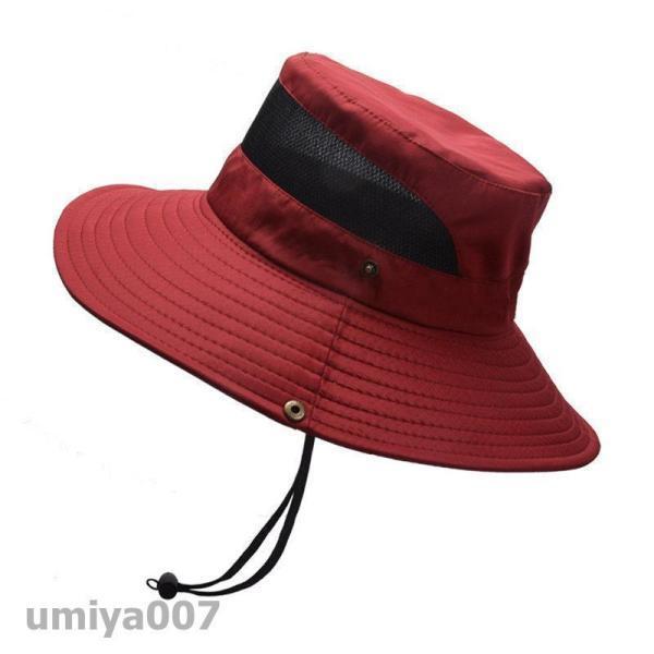 帽子 メンズ 大きいサイズ サファリハット 登山 ツバ広 UVカット 釣り メッシュ 日よけ 紫外線対策 キャンプ アウトドア | ブランド登録なし | 03