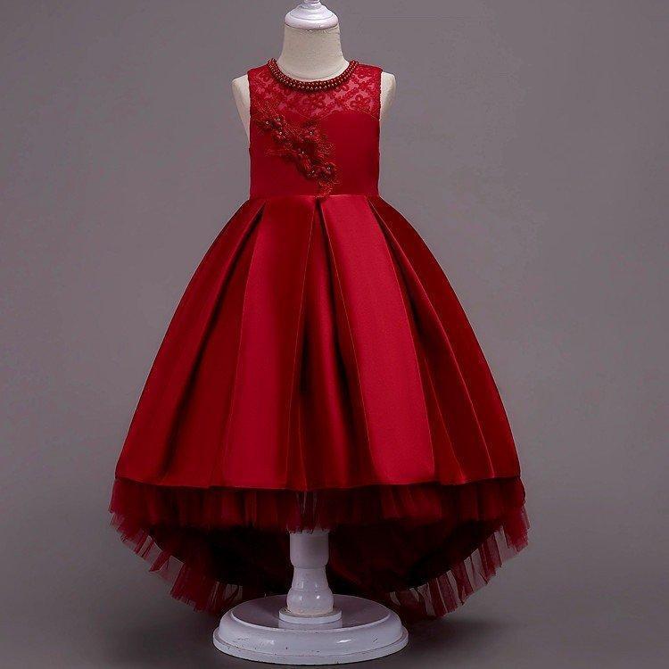 子供ドレス ピアノ発表会 ロング 結婚式 キッズ フォーマルドレス 「！！」子ども ジュニアドレス 6色 110- 170 2018モデル 新品 | ブランド登録なし | 02
