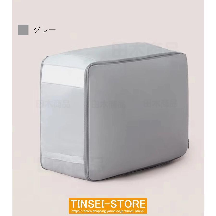 圧縮バッグ 羽毛布団 収納ケース 羽毛布団圧縮袋 コンパクト ファスナー式圧縮収納袋 スペース40％節約 衣類圧縮バッグ 取っ手付き 軽量 出張 旅行 | ブランド登録なし | 01