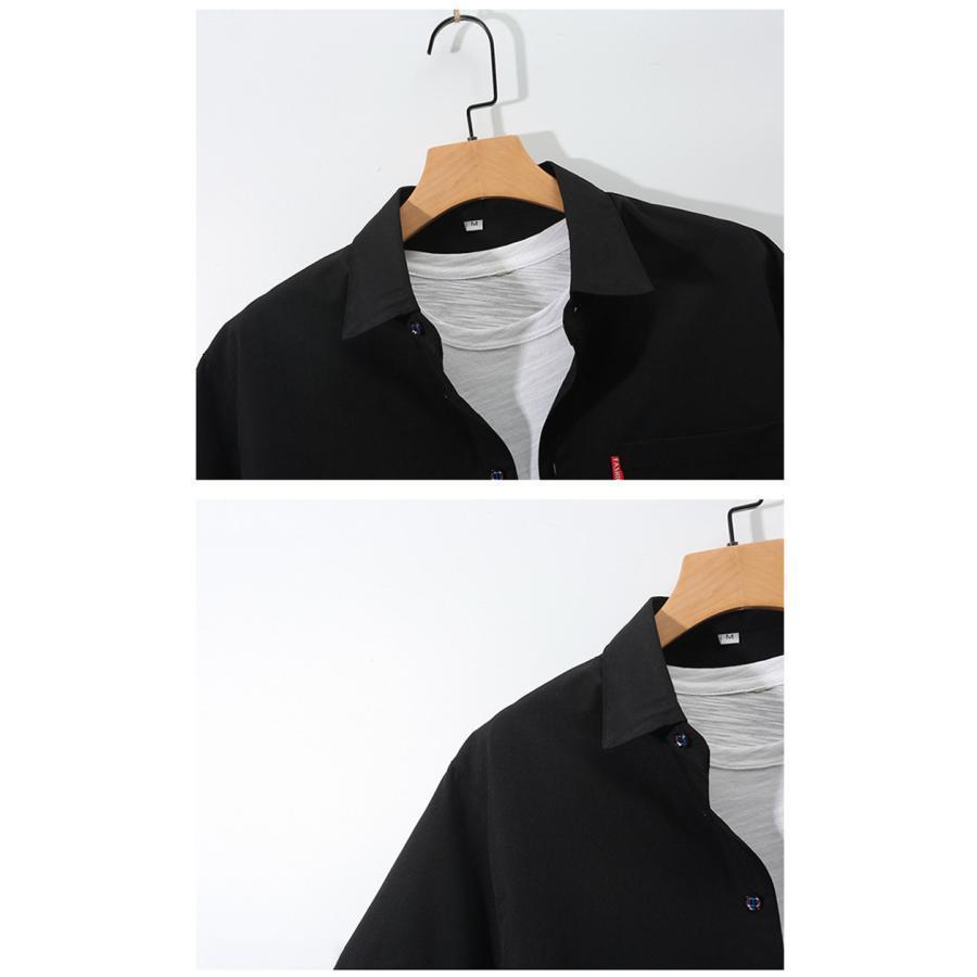 半袖シャツ メンズ カジュアルシャツ シャツ アロハシャツ ビジネス 紳士服 通勤通学 ぴったり 切り替え 細身 夏物 薄手 春夏 新作登場 | ブランド登録なし | 15