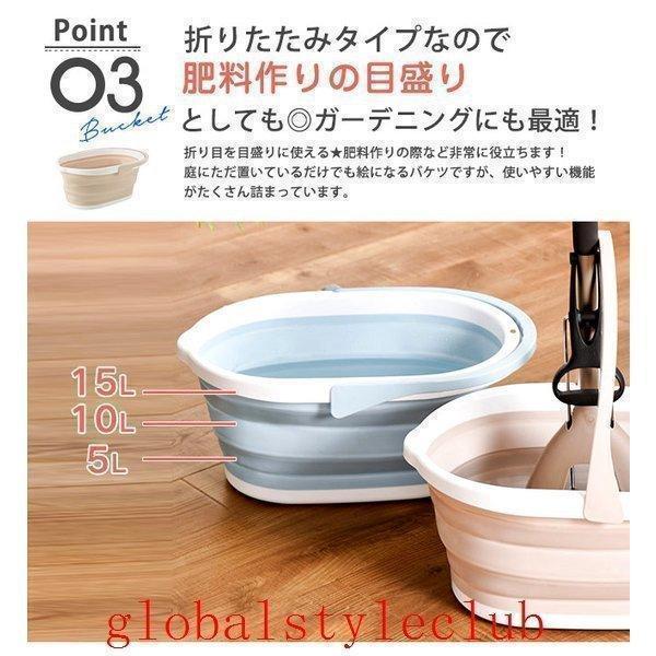 超折り畳みバケツシリコン製大容量パステルカラーおしゃれ折りたたみバスケットソフトバケツ洗濯かご浸け置きランドリーバスケット釣りバケツ | ブランド登録なし | 05