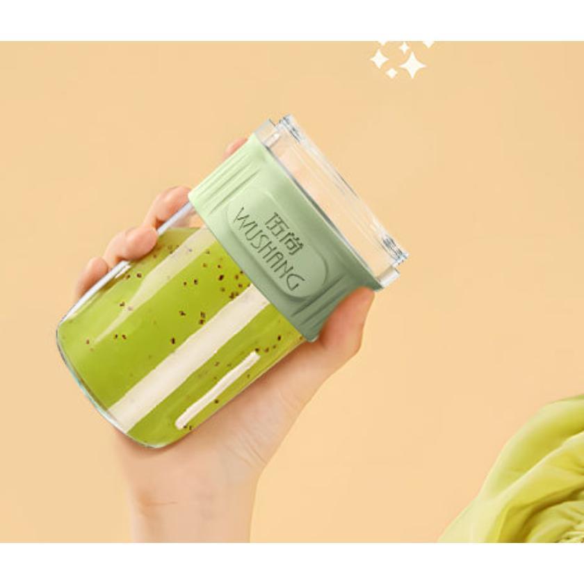 ジューサーミキサー コンパクト ジューサー 小型 300ml ブレンダーボトル ハンドジューサー 氷も砕ける 自動 ボトルミキサー シェイカー | ブランド登録なし | 06