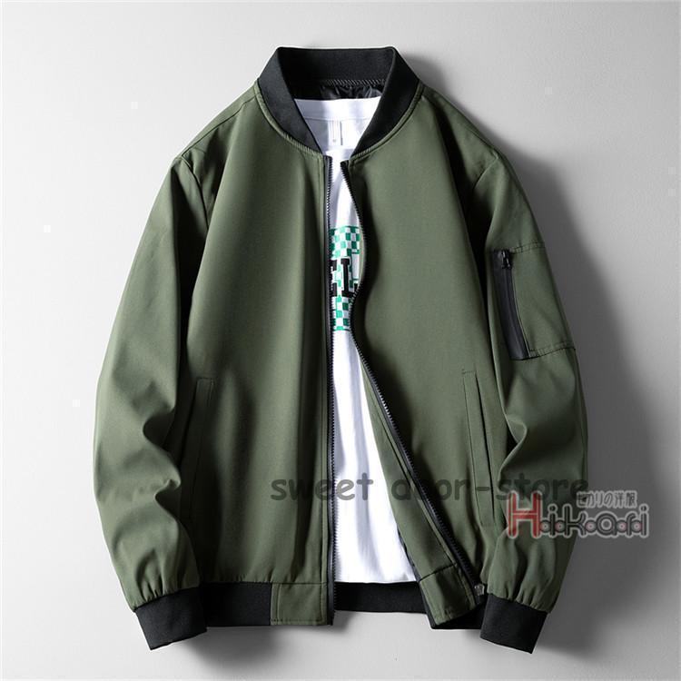 メンズ MA-1 ジャケット ミリタリージャケット フライトジャケット ブルゾン ジャンパー 薄手 秋服 | ブランド登録なし | 10