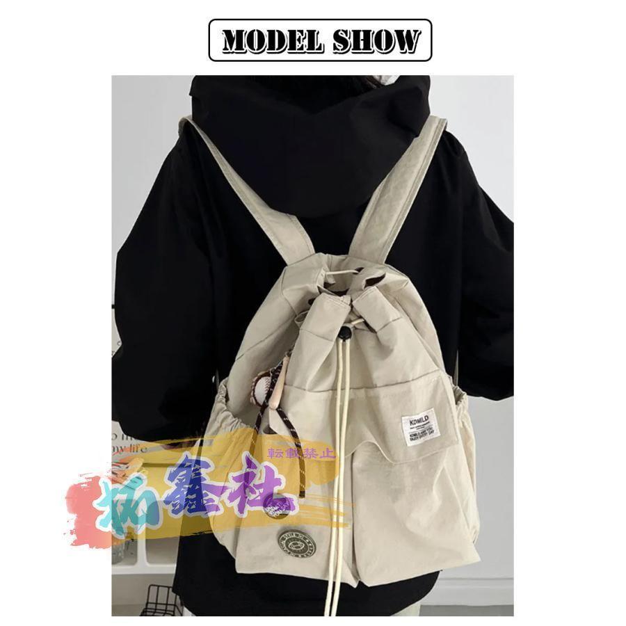 2way リュック ショルダー 2wayバッグ レディース ショルダーバッグ ナイロン 巾着バッグ トート 肩掛け 肩掛けバッグ 通学バッグ ポケット | ブランド登録なし | 16