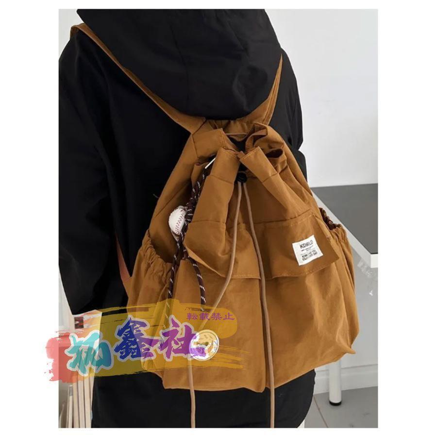 2way リュック ショルダー 2wayバッグ レディース ショルダーバッグ ナイロン 巾着バッグ トート 肩掛け 肩掛けバッグ 通学バッグ ポケット | ブランド登録なし | 20