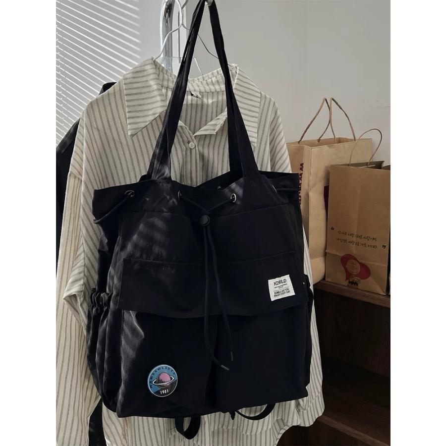 2way リュック ショルダー 2wayバッグ レディース ショルダーバッグ ナイロン 巾着バッグ トート 肩掛け 肩掛けバッグ 通学バッグ ポケット | ブランド登録なし | 08