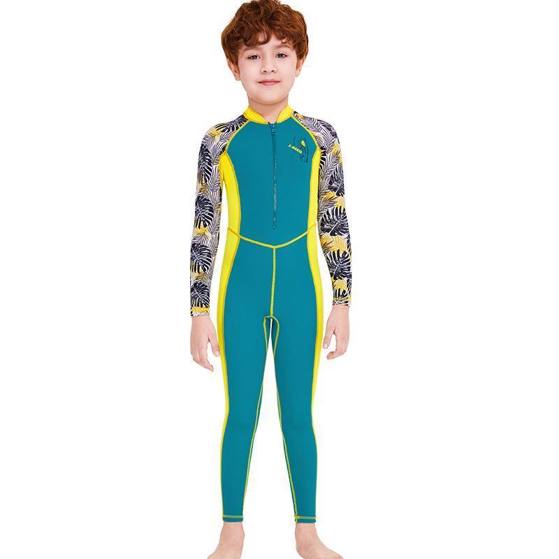 ウェットスーツ キッズ 潜水服 子供 女の子/ 男の子 ダイビング用海水浴 温泉 スイミ 高吸水発散耐久性 保温性 UVカット 日焼け防止 | ブランド登録なし | 03