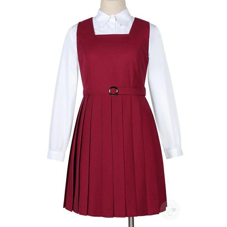 ジャンパースカート 制服風 JKプリーツ 膝丈 2点セット ピークル ベルト付きで学生服風に整う フォーマルにも普段にも | ブランド登録なし | 13