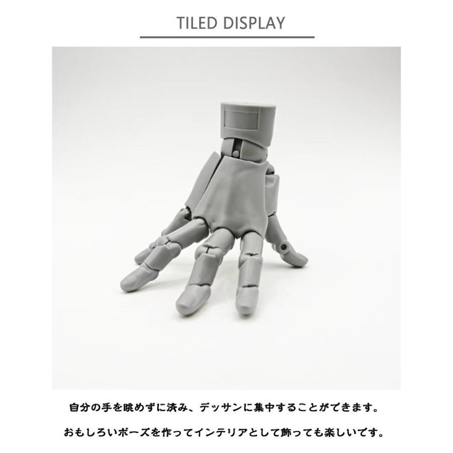 バイオニック指関節 デッサン フィギュア ドール 模型 デッサン用素体美術 右手 アニメ グレー スキンカラー モデル ハンド ハンドモデル イラスト | ブランド登録なし | 07