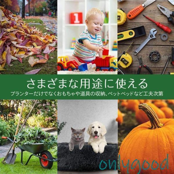 不織布ポット 3個 グレー 植木鉢 軽い 布鉢 プランター 家庭菜園 ベランダ 大型 おしゃれ 不織布 フェルト 野菜栽培 | ブランド登録なし | 09