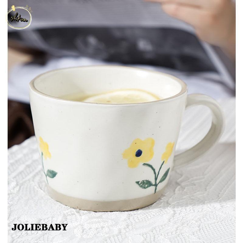 マグカップ 北欧 おしゃれ 花柄 コーヒーカップ 大きい 陶器 ハンドメイド ティーカップ 大容量 朝食カップ コップ カフェマグ キッチン雑貨 食器 |  | 11