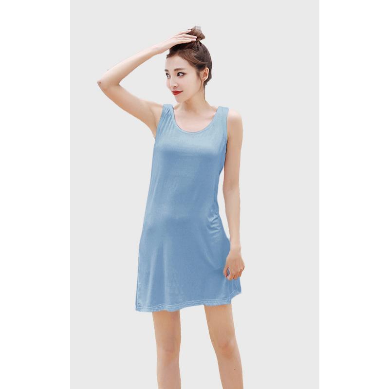 ペチコート ワンピース インナー ワンピース ロング キャミ キャミワンピ キャミワンピース インナー スリップ ロング ショート ミディアム | ブランド登録なし | 05