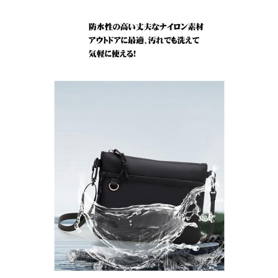 サコッシュ メンズ レディース 軽量 ミニ ショルダーバッグ バッグ シンプル 小さめ スマホ バッグインバッグ 小物入れ | ブランド登録なし | 03