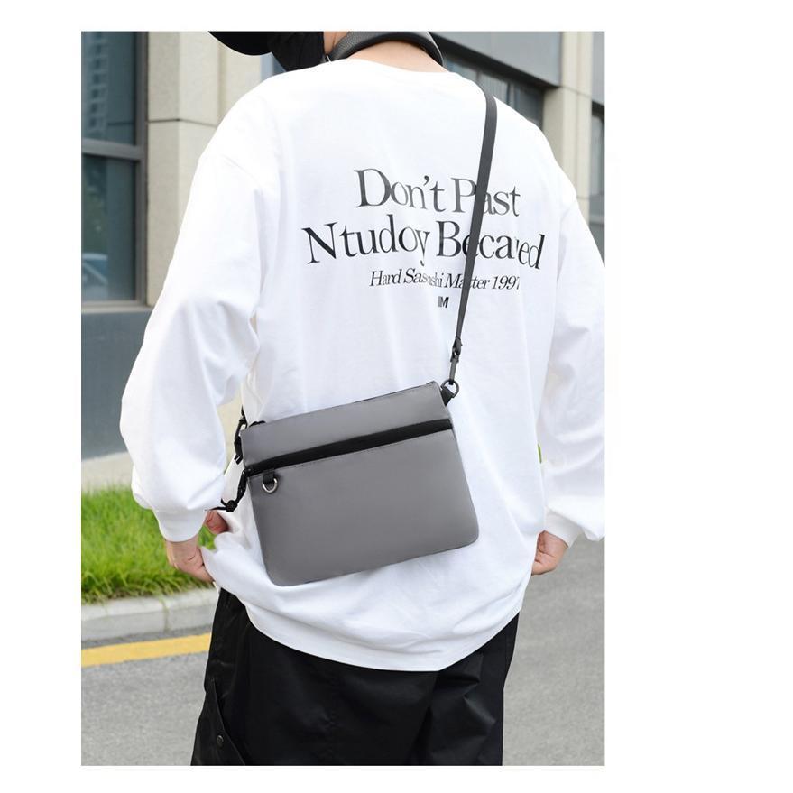 サコッシュ メンズ レディース 軽量 ミニ ショルダーバッグ バッグ シンプル 小さめ スマホ バッグインバッグ 小物入れ | ブランド登録なし | 08