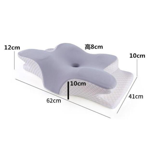 枕 首が痛くならない 睡眠枕 まくら 低反発枕 凹型設計 ストレートネック いびき対策 眠れる 頚椎サポート 体圧分散 安眠枕 うつぶせ寝 横向き 仰 | ブランド登録なし | 18
