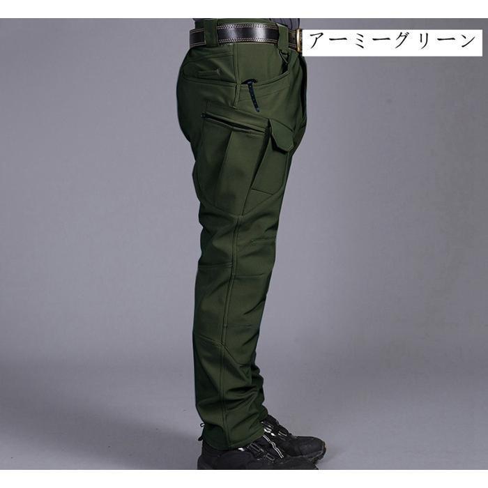カーゴパンツ 冬 裏起毛 ミリタリー 作業服 防寒ズボン 大きいサイズ 登山パンツ 釣り メンズ 裏起毛 暖かい | ブランド登録なし | 03