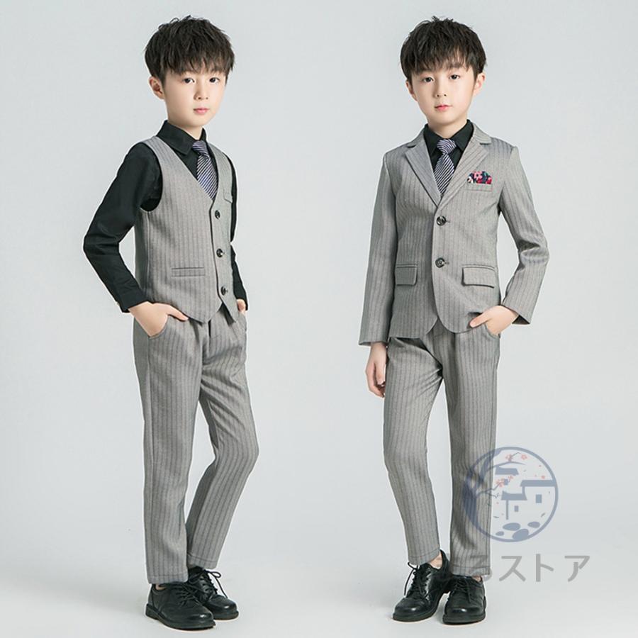 フォーマル スーツ 男の子 安い 子供 入学式 卒業式 小学校 タキシード キッズ 男子 結婚式 発表会 卒園式 七五三 ジュニア 子供服 | ブランド登録なし | 02
