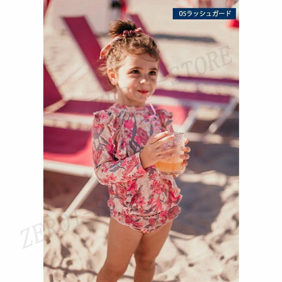 水着 キッズ水着 キッズ 子供 子ども 女の子 ガールズ ベビー水着 子供水着 水着 ワンピース セパレート 長袖 ラッシュガード ビキニ | ブランド登録なし | 04