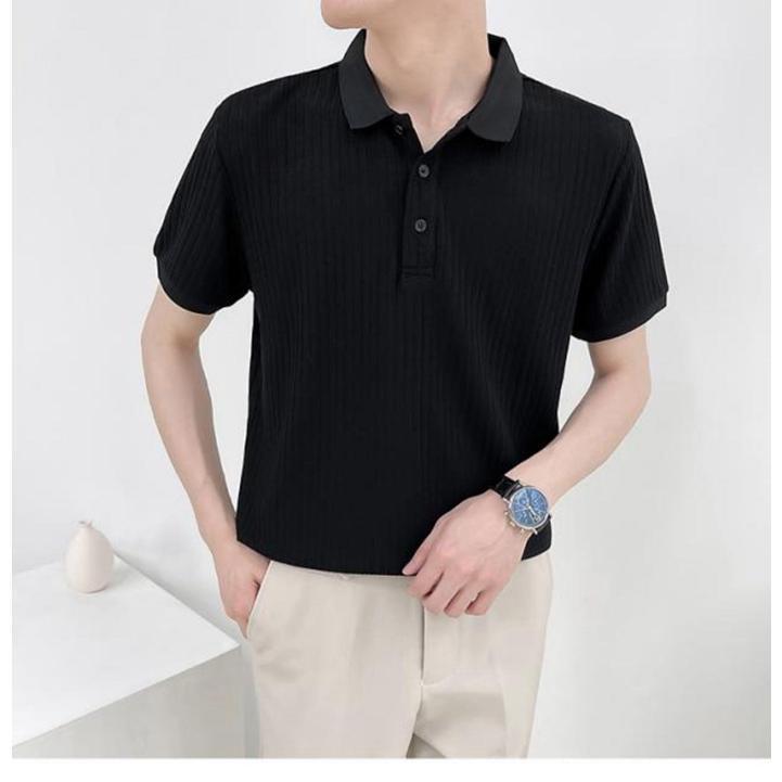 サマーニット メンズ ス ニット ポロシャツ 半袖ニット 半袖 無地 薄手 Tシャツ ゴルフ シャツ キレイめ 夏 父の日 | ブランド登録なし | 17