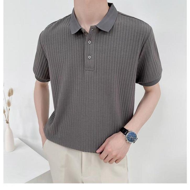 サマーニット メンズ ス ニット ポロシャツ 半袖ニット 半袖 無地 薄手 Tシャツ ゴルフ シャツ キレイめ 夏 父の日 | ブランド登録なし | 09