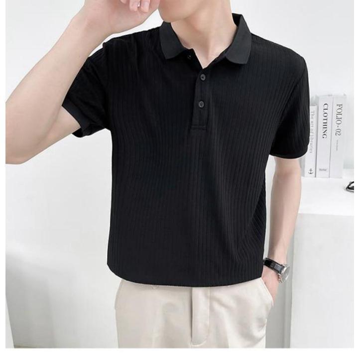 サマーニット メンズ ス ニット ポロシャツ 半袖ニット 半袖 無地 薄手 Tシャツ ゴルフ シャツ キレイめ 夏 父の日 | ブランド登録なし | 12