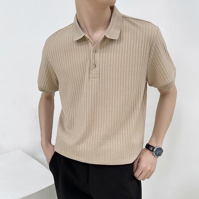 サマーニット メンズ ス ニット ポロシャツ 半袖ニット 半袖 無地 薄手 Tシャツ ゴルフ シャツ キレイめ 夏 父の日 | ブランド登録なし | 13