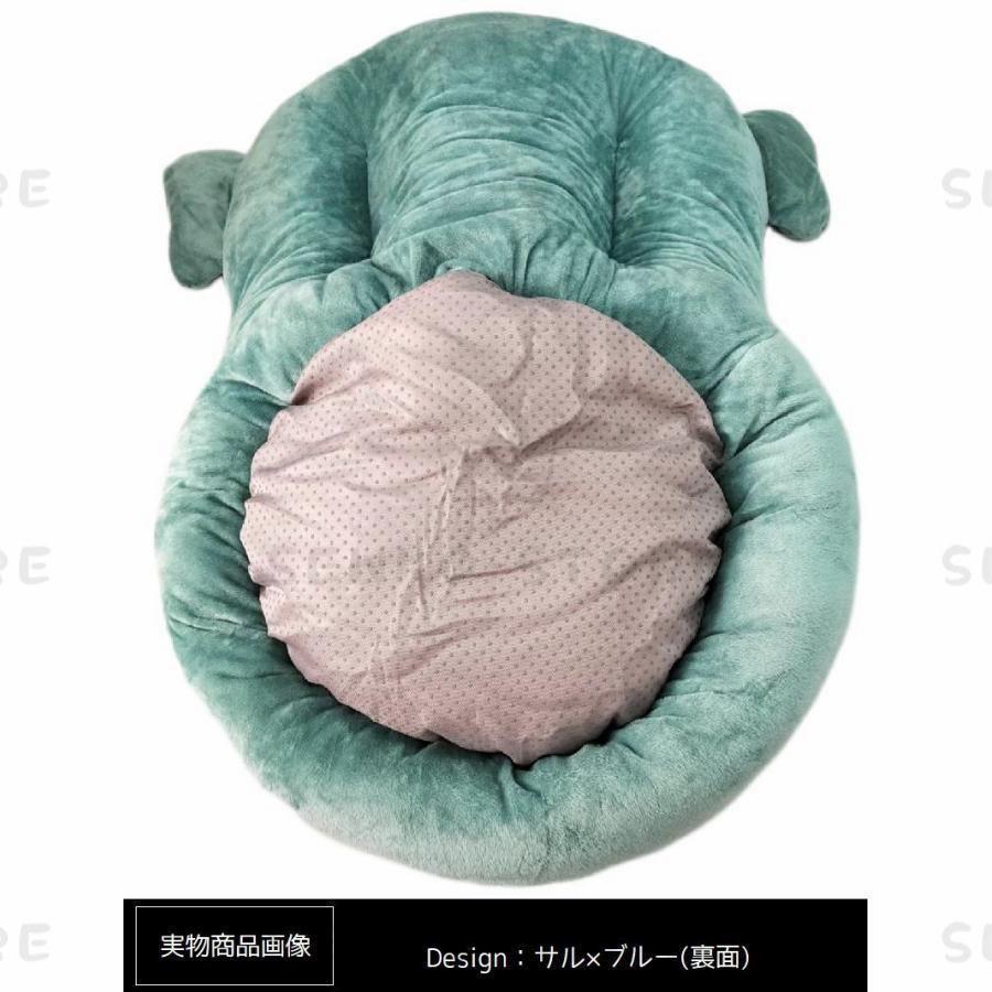 座椅子 背もたれクッション チェアクッション アニマルモチーフ フロアクッション 背もたれ付 座布団 椅子パッド シカ ウサギ ネコ サル | ブランド登録なし | 13